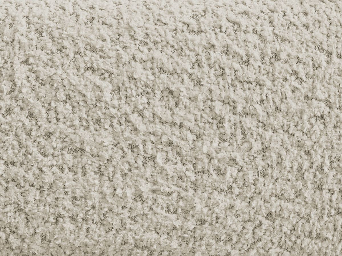 Bobochic Alya Pouf Bouclé-Stoff Beige