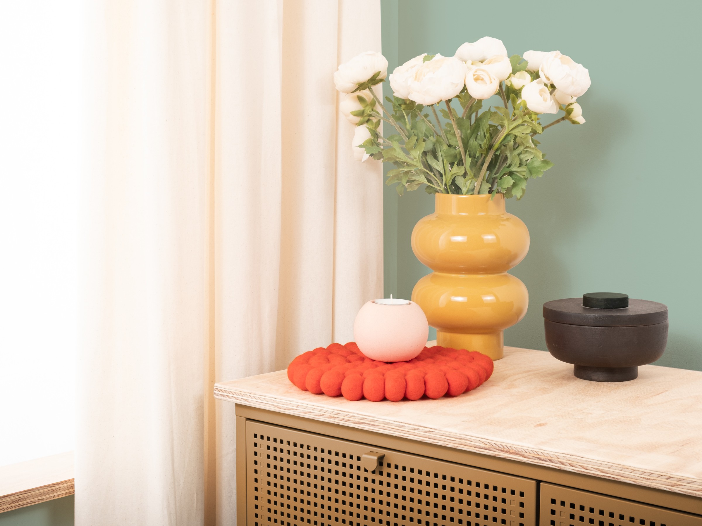 myfelt Mats Topfuntersetzer Rotorange Ø 20 cm