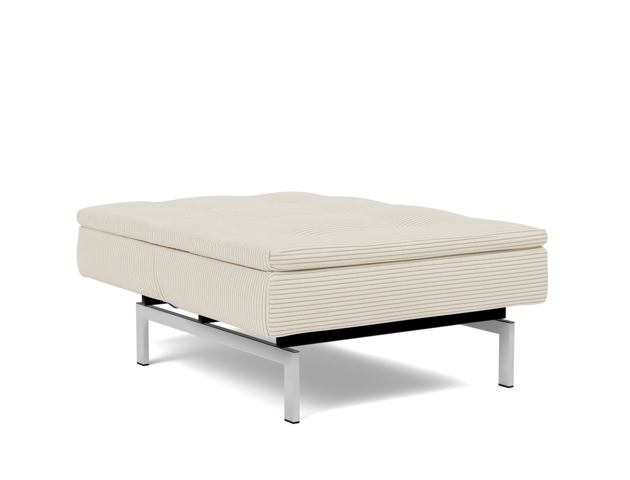 Sessel Dublexo Kord Corduroy 594-Ivory Beine Chrom