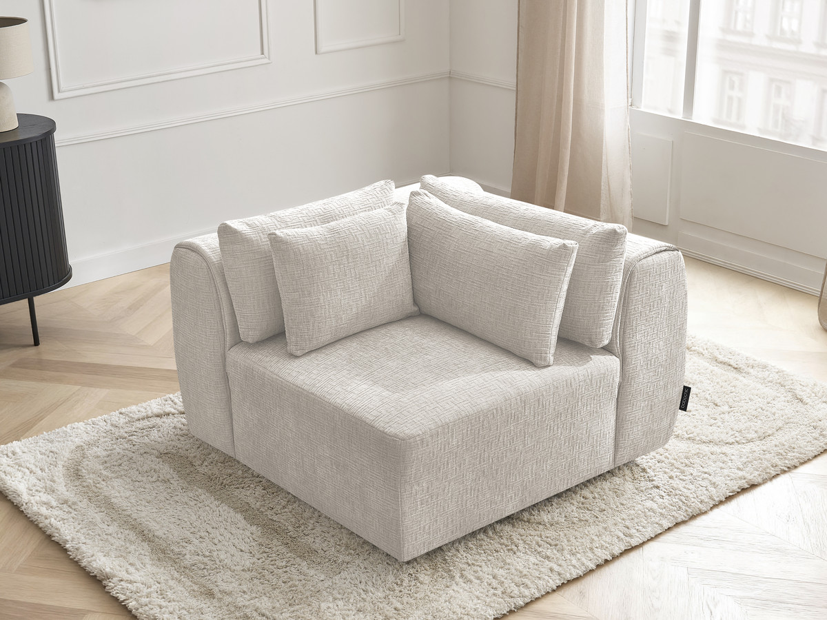 Bobochic Jana Eckmodul Strukturstoff Beige