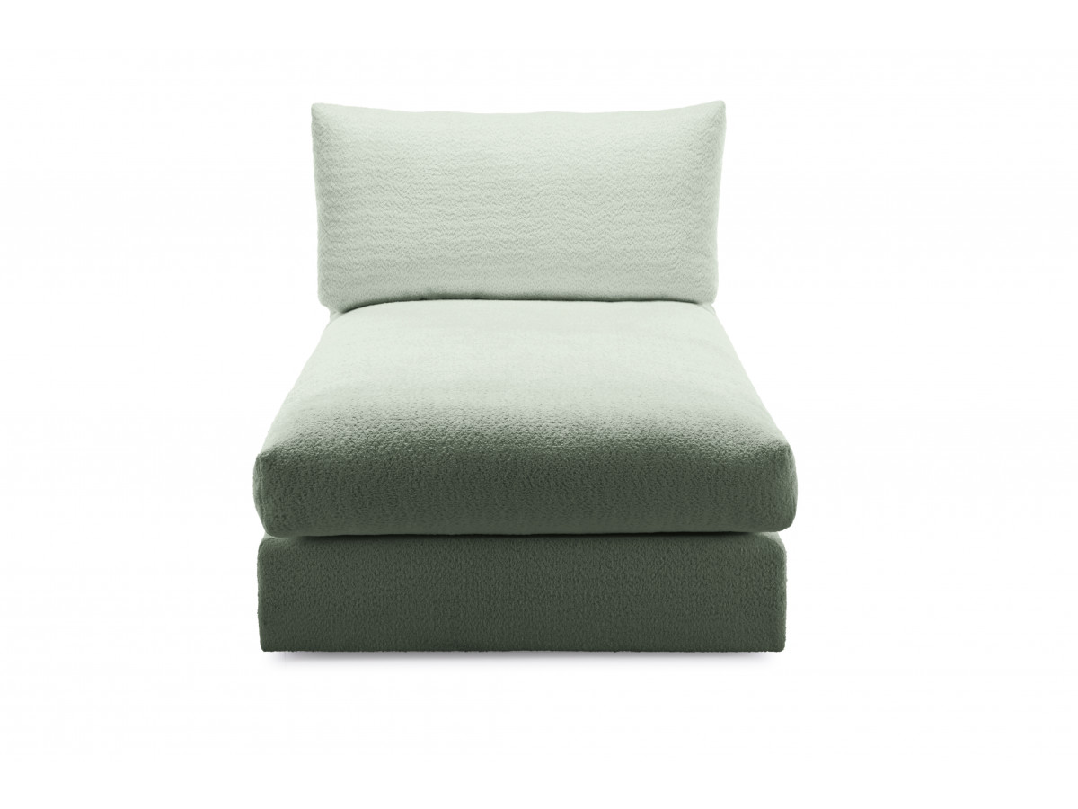 Bobochic Paris Méridienne-Modul Bouclé-Stoff Grün