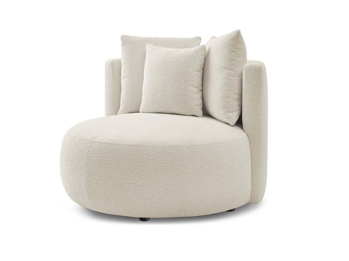 Bouclé-Stoff · Beige