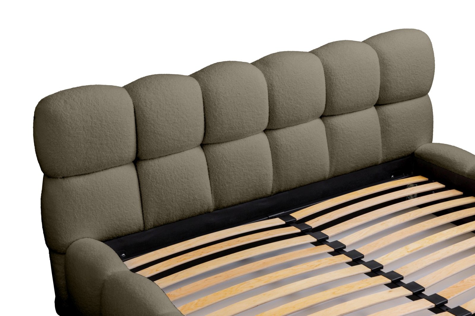 Polsterbett Vento-Slim Boucle 140x200 mit Holzrahmen Quelle 16