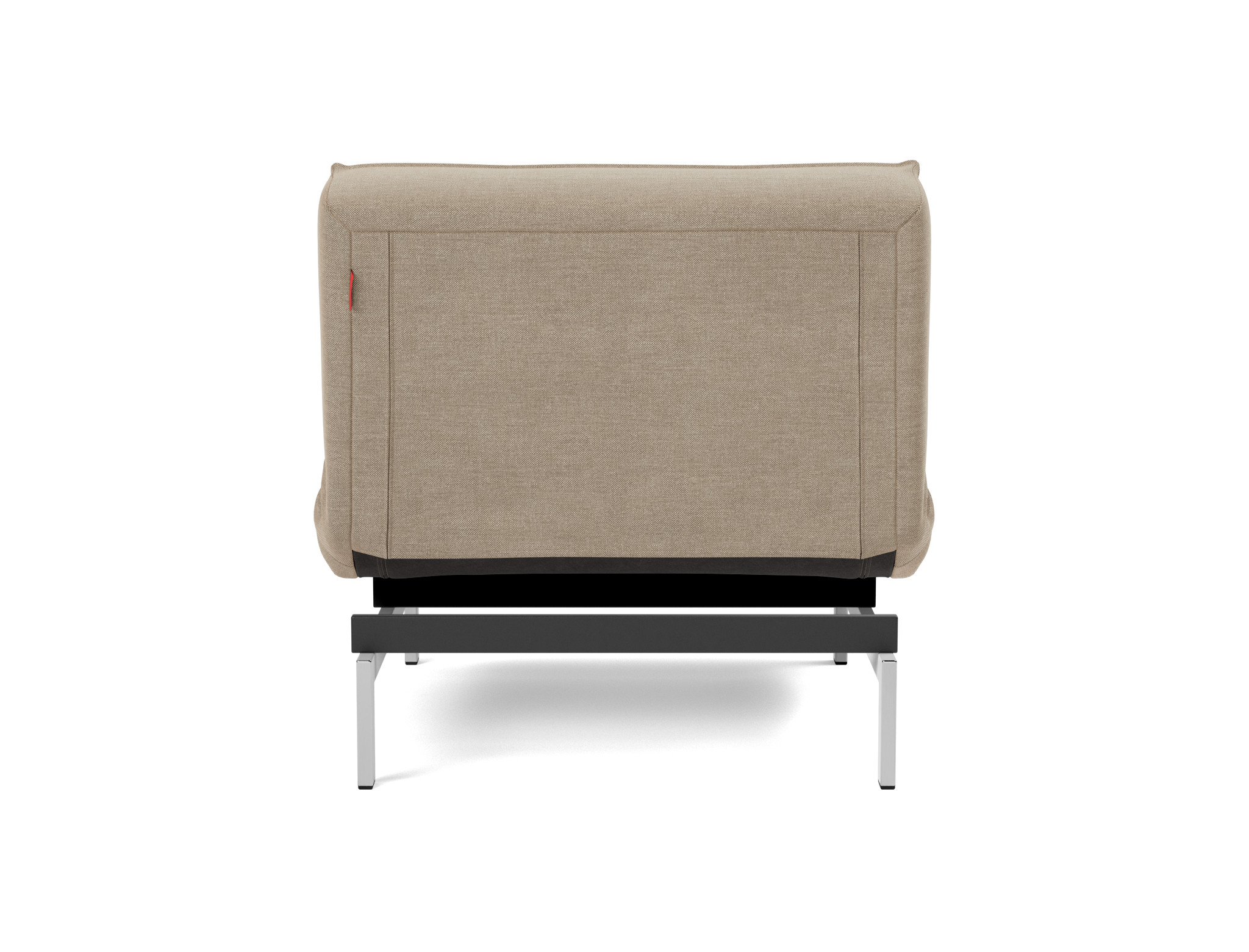 Sessel Splitback Flachgewebe Phobos 587-Mocha Beine Chrom