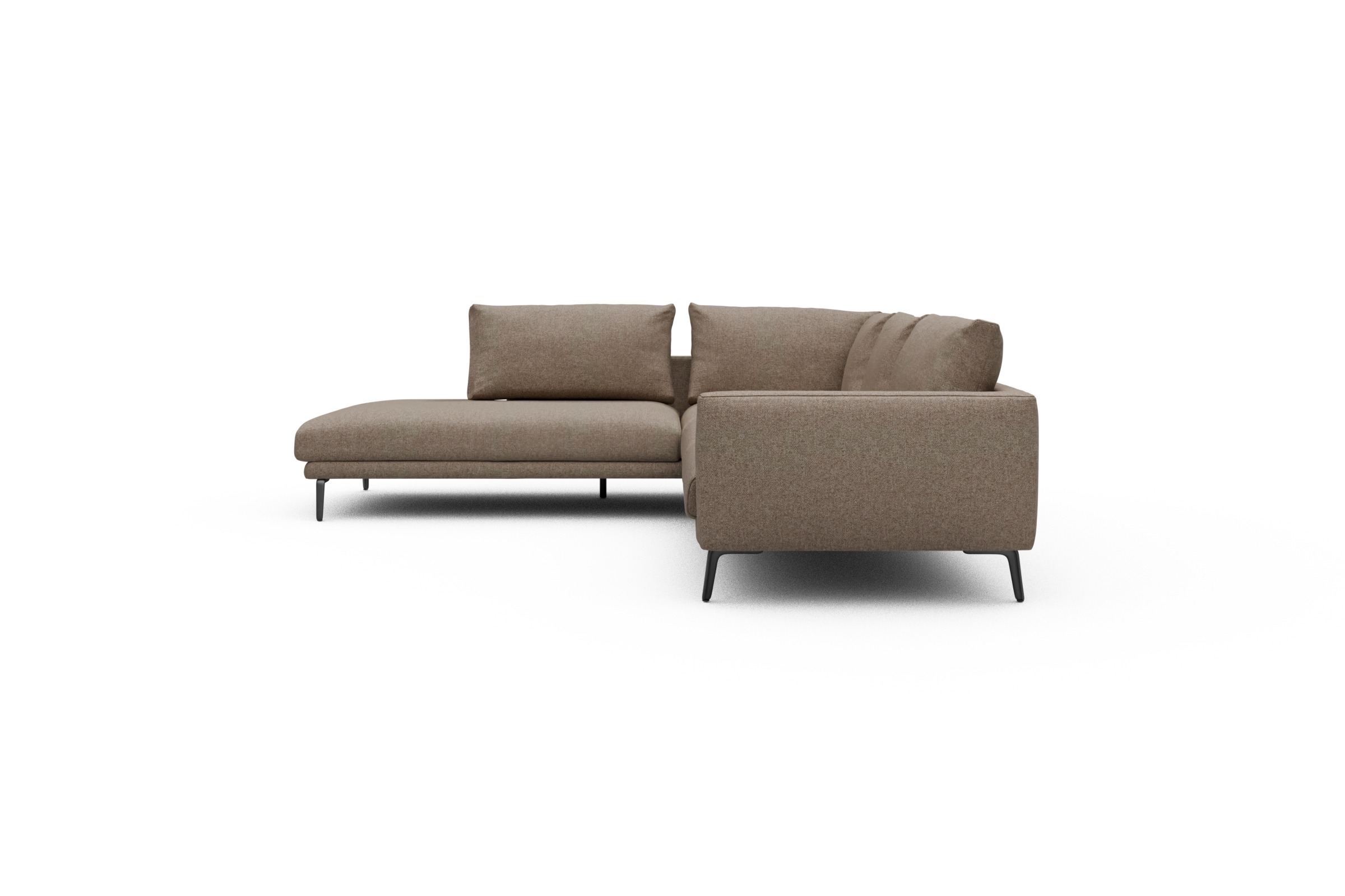 Ecksofa Karl Relax-Ecke links mit 2,5-Sitzer Sama-Antelope