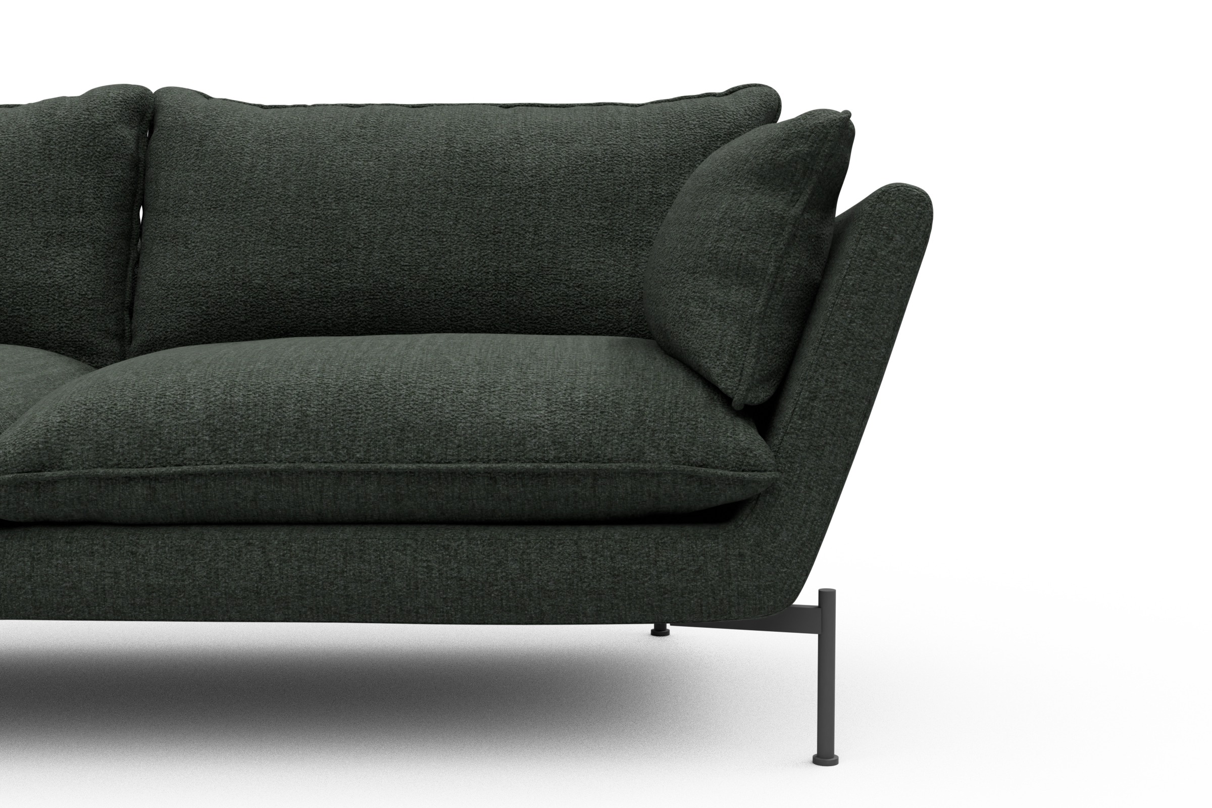 Sofa Anton PREMIUM 3-Sitzer Aivi-Pine-Green