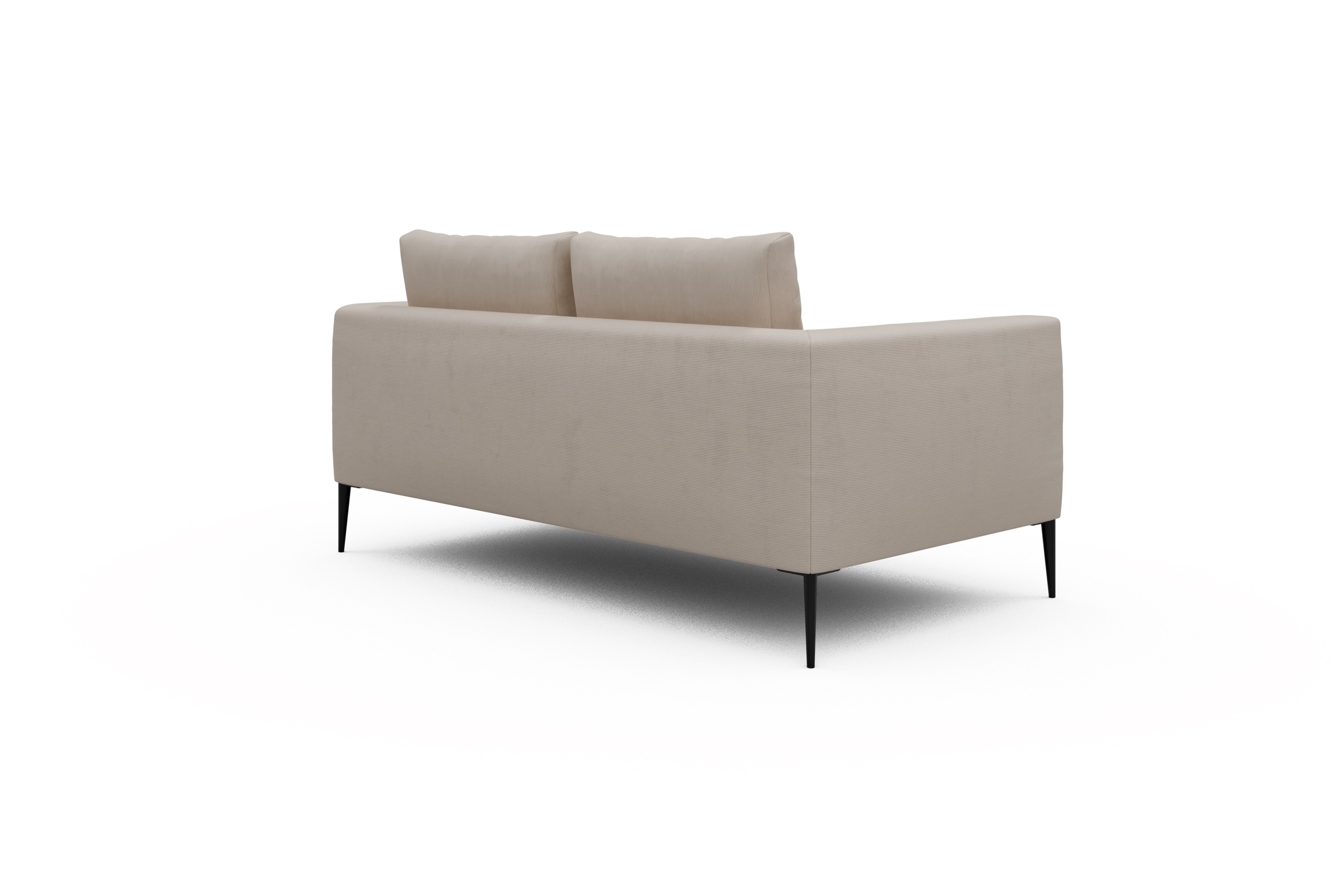 Sofa Paul 2-Sitzer Cordufine-Off-White