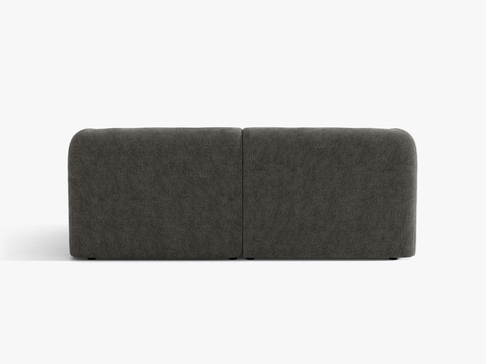Micadoni Sofa Miley 2-Sitzer Chenille Haga Grau
