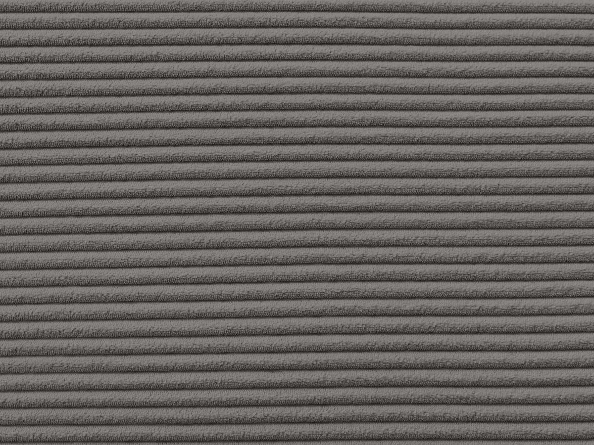 Bobochic Leopold Sofa 3-Sitzer Cordsamt Taupe Armlehne rechts