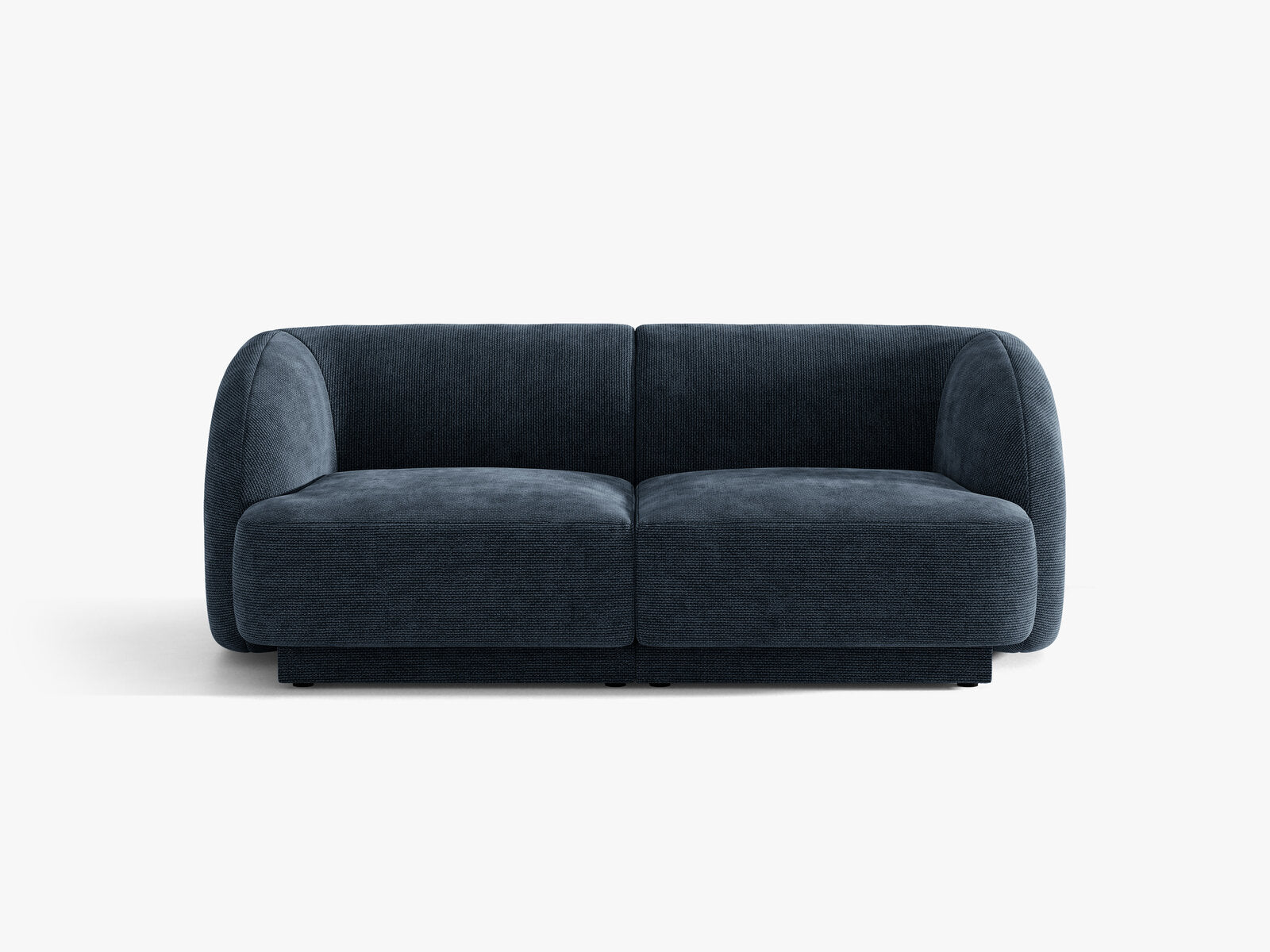Micadoni Sofa Miley 2-Sitzer Chenille Haga Königsblau