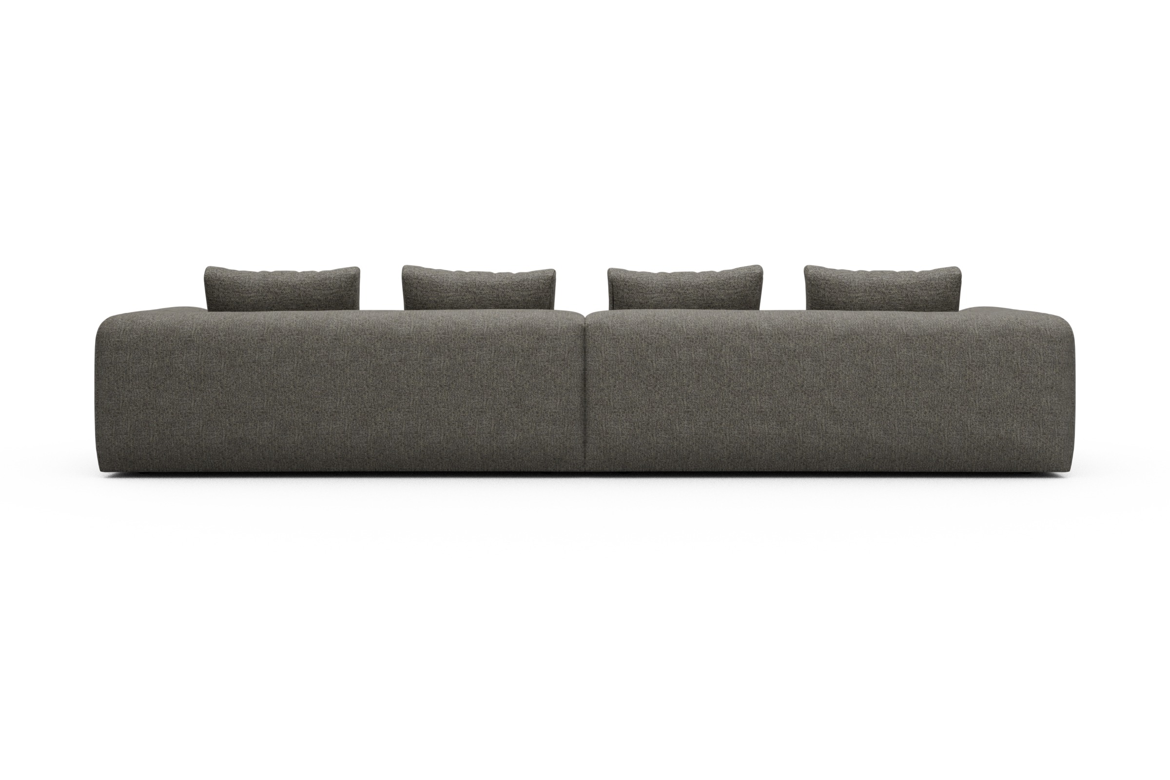 Sofa Modulares XXL Sofa Fred 5-Sitzer Carreno-Sepie-Brown