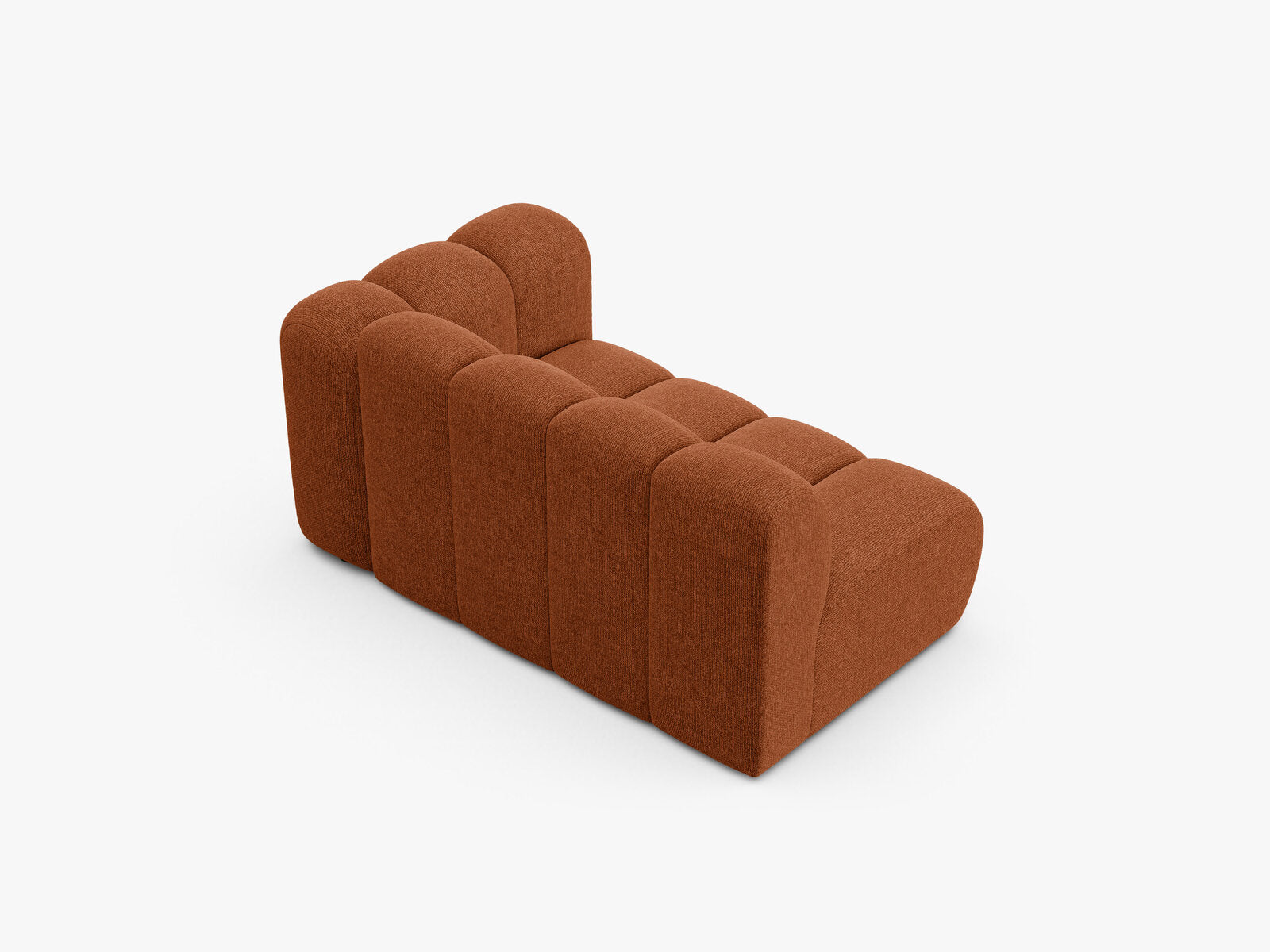 Micadoni Modul Lupine 2-Sitzer Chenille Eden Ziegel Rechts