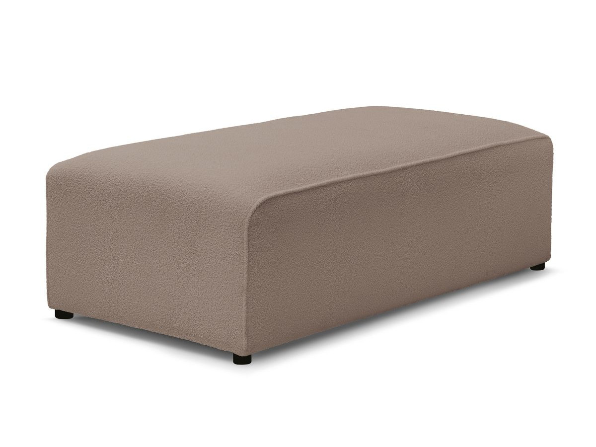 Bobochic Megeve Pouf Bouclé-Stoff Braun