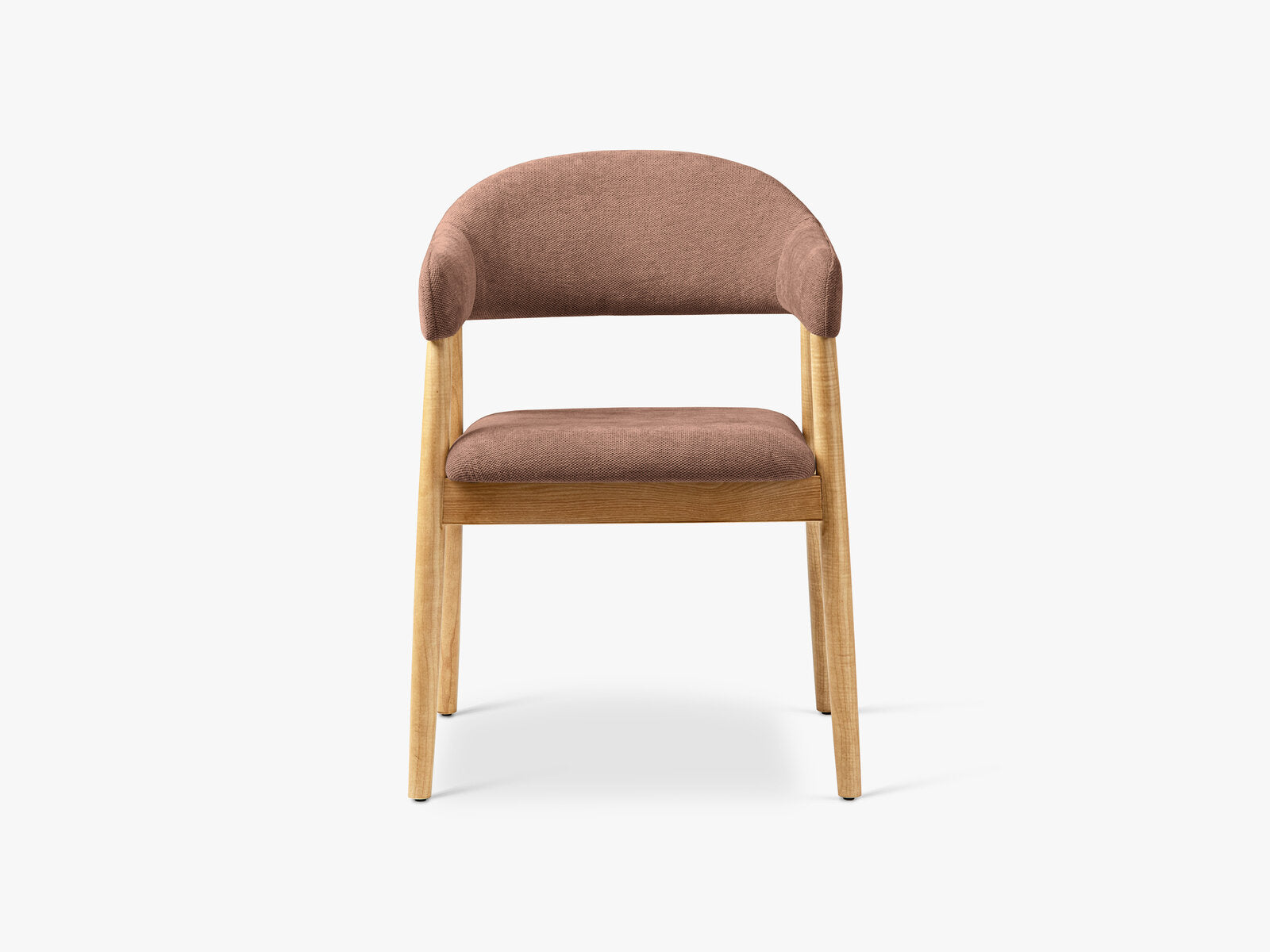 Micadoni Adra Samtiger Stuhl 56 cm (H 77 cm) [CH_ADRA] Chenille Rebel Dunkelrosa