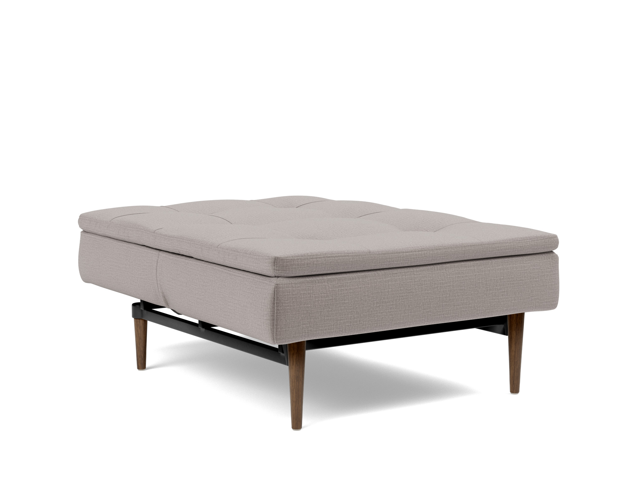 Sessel Dublexo Chenille Esina 418-Truffle Beine Styletto Eiche dunkel