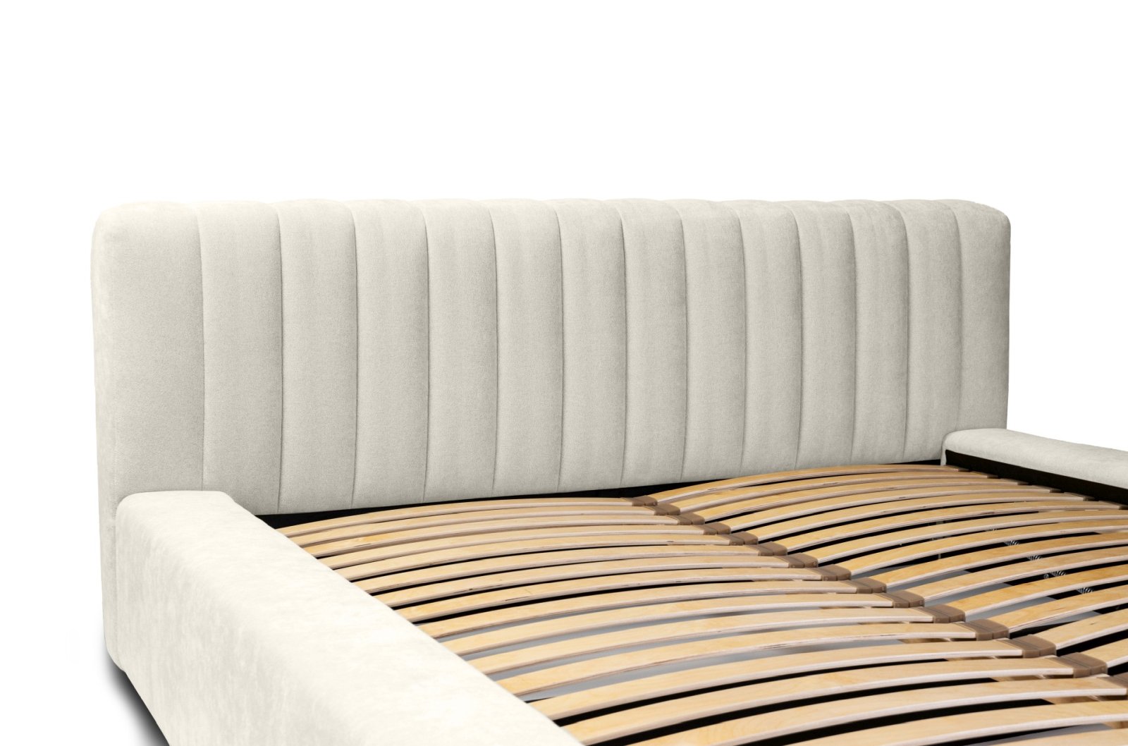 Polsterbett Carno Chenille 140x200 mit Metallrahmen Ditra-New 01