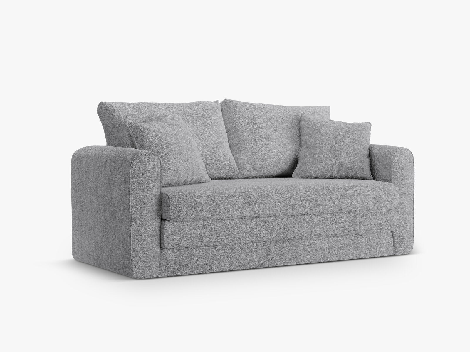 Micadoni Sofa Lido 2-Sitzer Boucle Grau