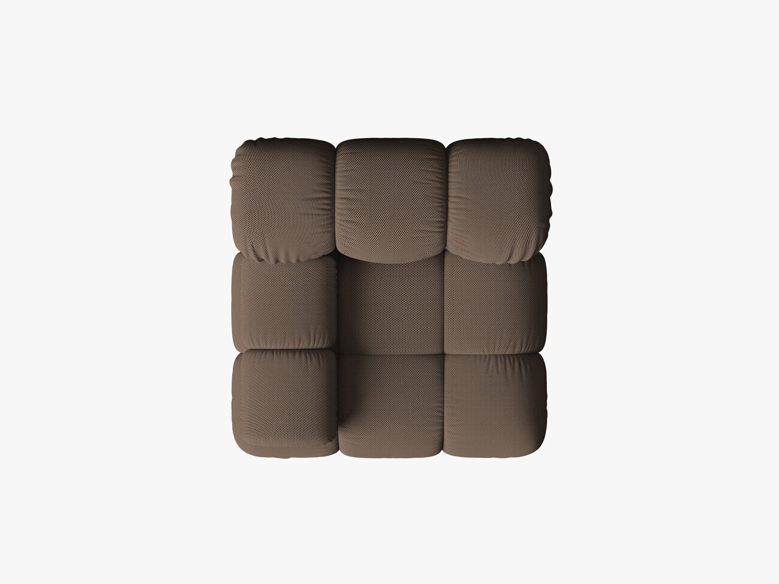 Micadoni Eckmodul Bellis Links 3D-Stoff Sonic Braun