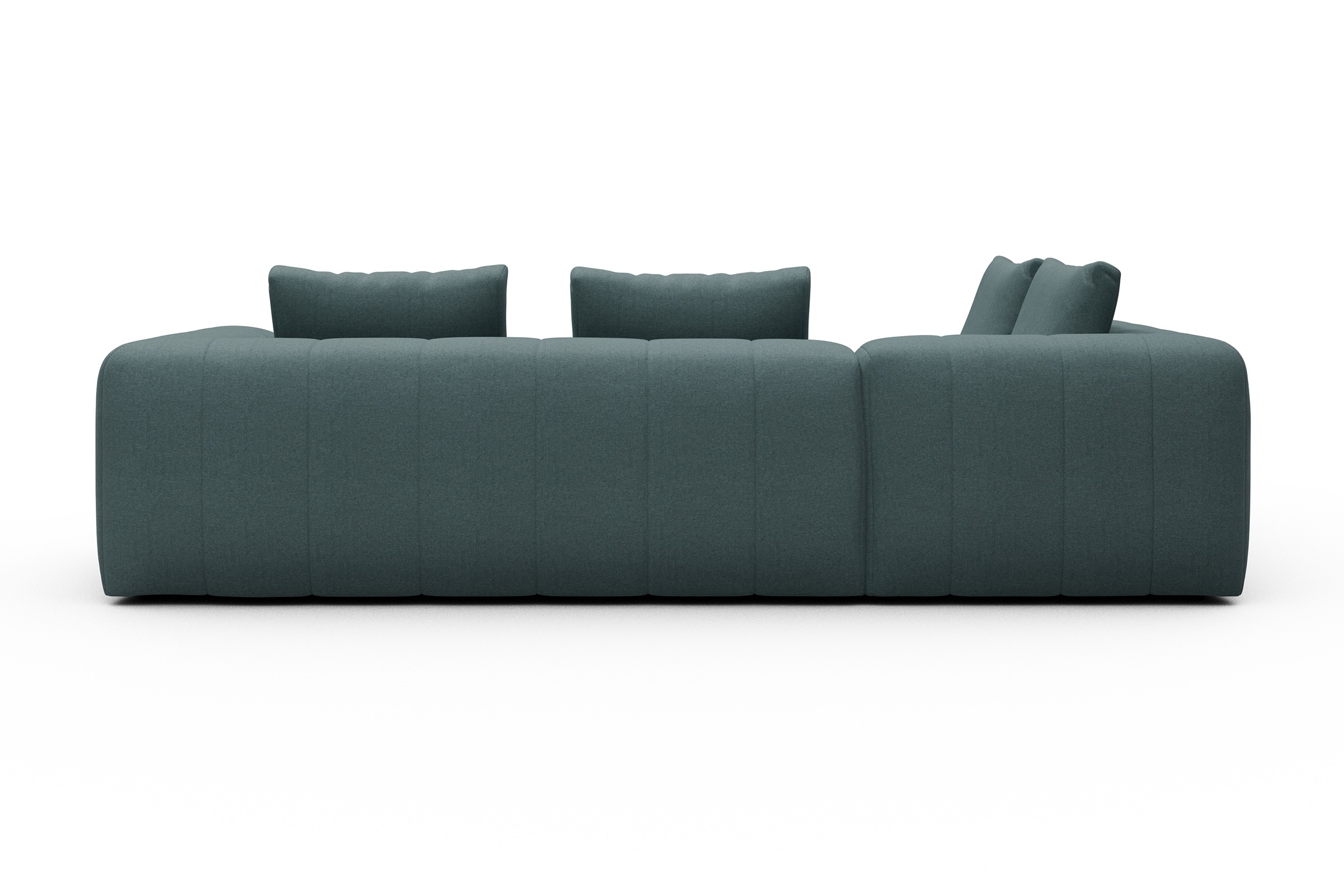 Ecksofa Hugo 2x 2,5-Sitzer Armlehne rechts Satya-Niagara