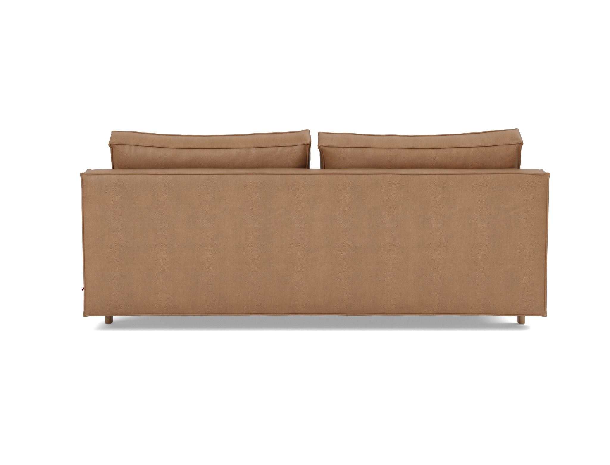 Schlafsofa Sly Lederoptik Faunal 551-Brown Beine Eiche
