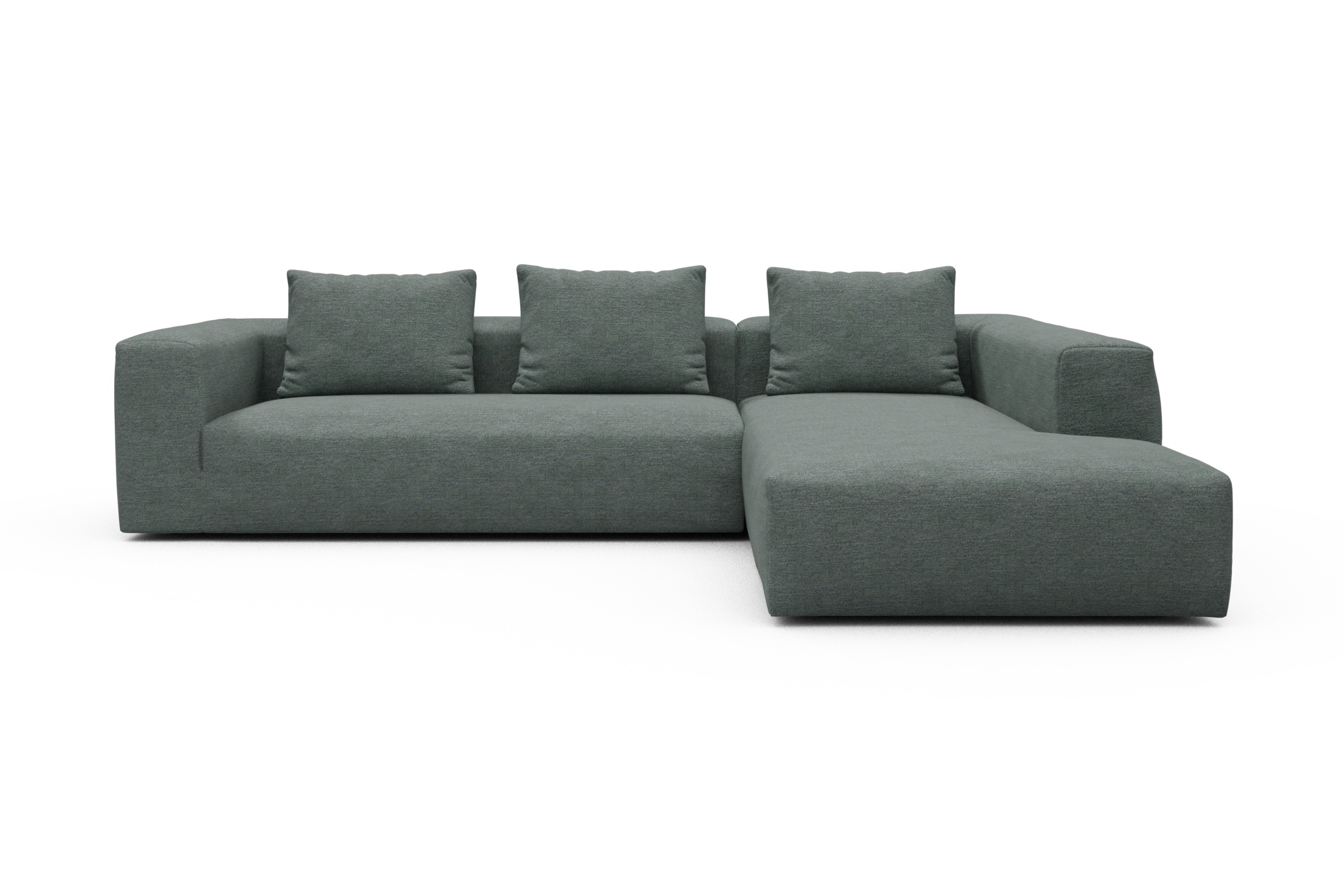 Skandi Home Ecksofa Fred Relax-Ecke rechts mit 2,5-Sitzer Carreno-Ice-Blue moebelfaktor