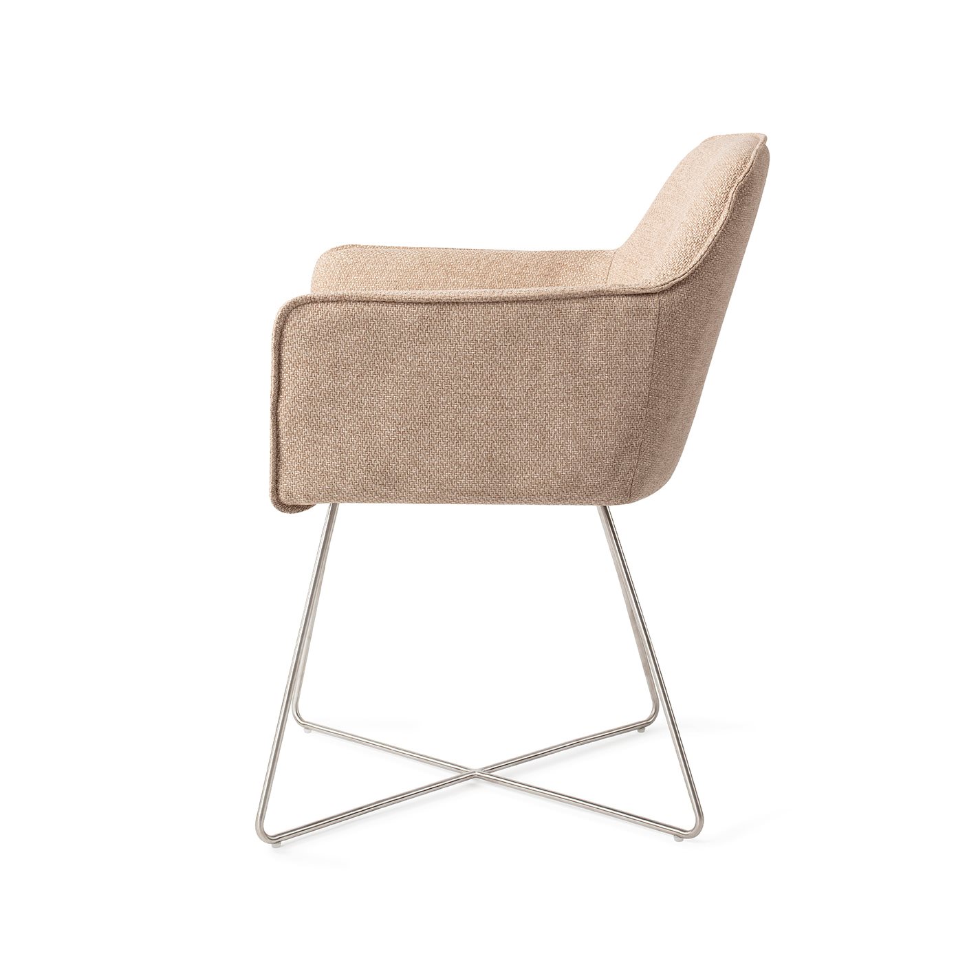Jesper Home Esszimmerstuhl Hofu Wild-Walnut Cross Stahl