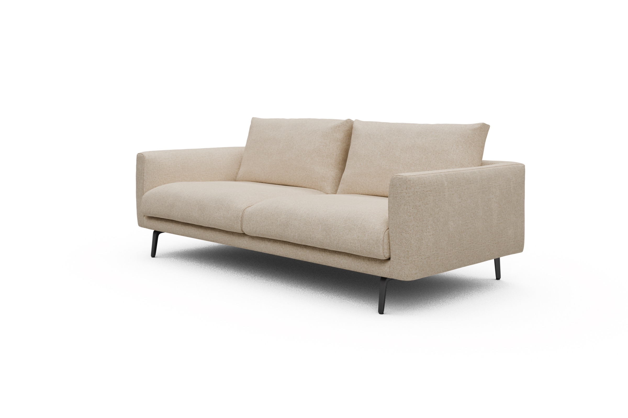 Sofa Karl 3-Sitzer Casone-Natural-Beige