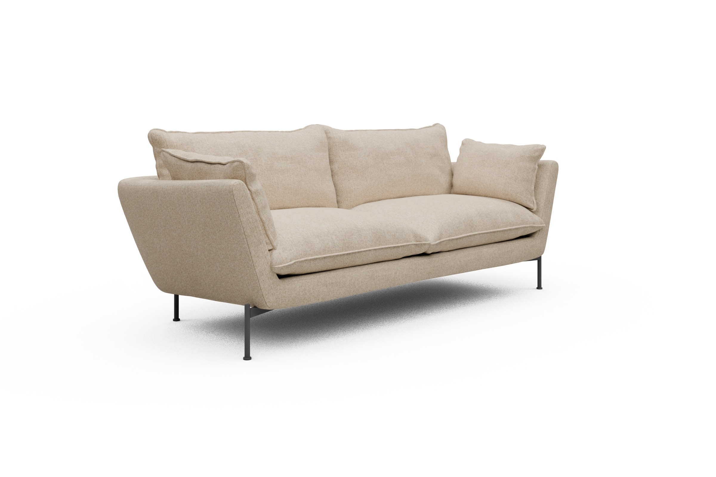 Sofa Anton PREMIUM 3-Sitzer Casone-Natural-Beige