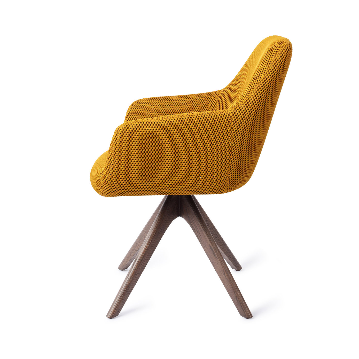 Jesper Home Esszimmerstuhl Hiroo Groovy Garam Revolve Eiche Walnuss