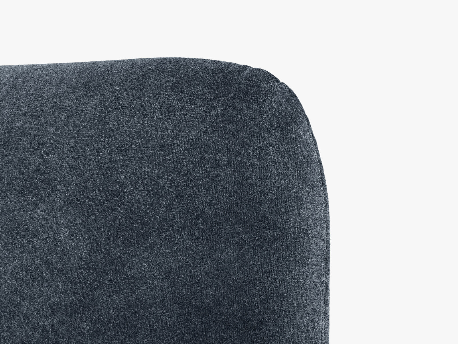 Micadoni Vera Bett mit Kopfteil Chenille Perfect Harmony Dunkelblau 140x200
