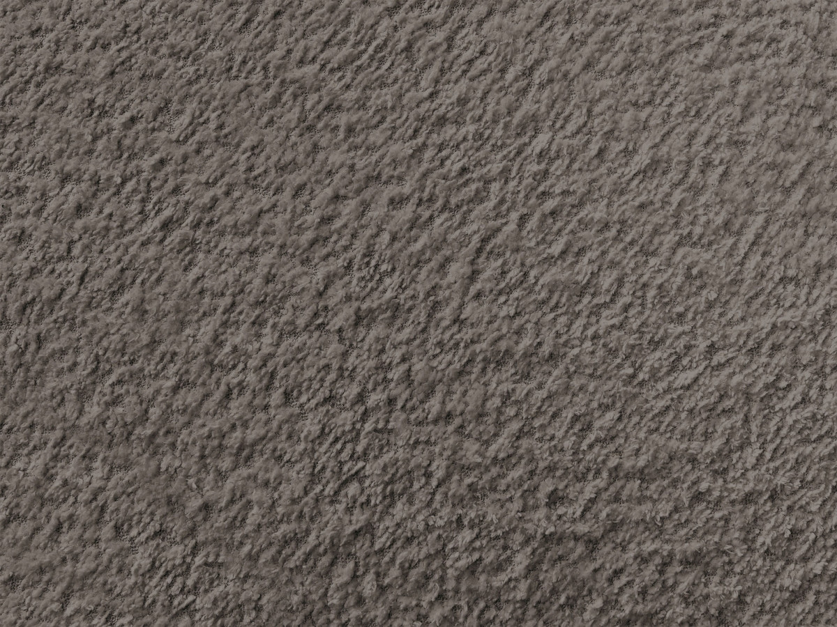 Bobochic Fuji Schlafsofa 3-Sitzer mit Bettkasten und Pouf Bouclé-Stoff Braun