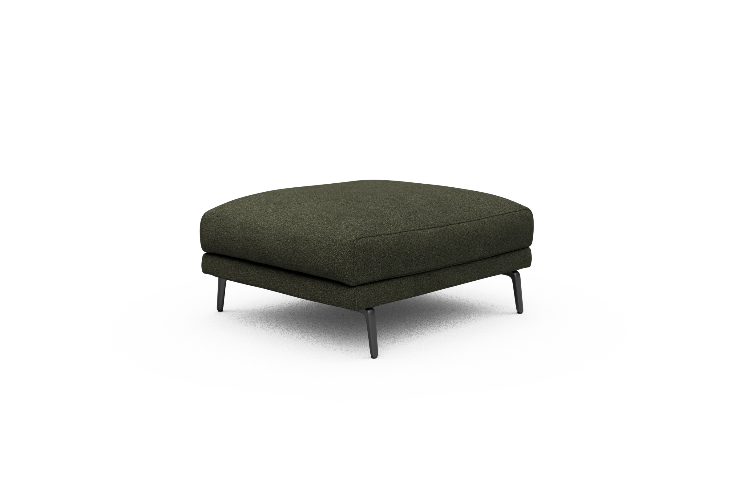 Sitzhocker Karl Boucle-Forest-Green