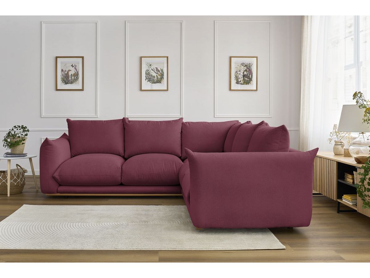 Bobochic Ernest Ecksofa Stoff Rot