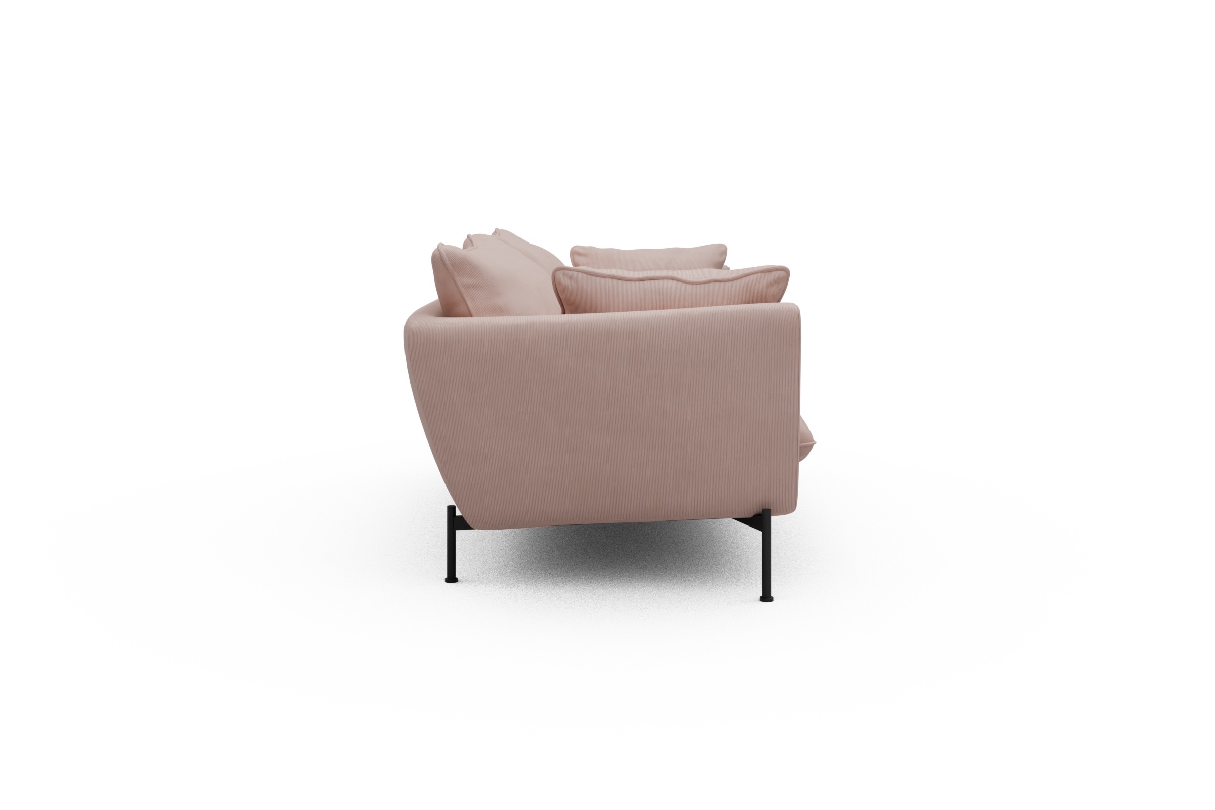 Sofa Anton PREMIUM 2-Sitzer Cordufine-Blush