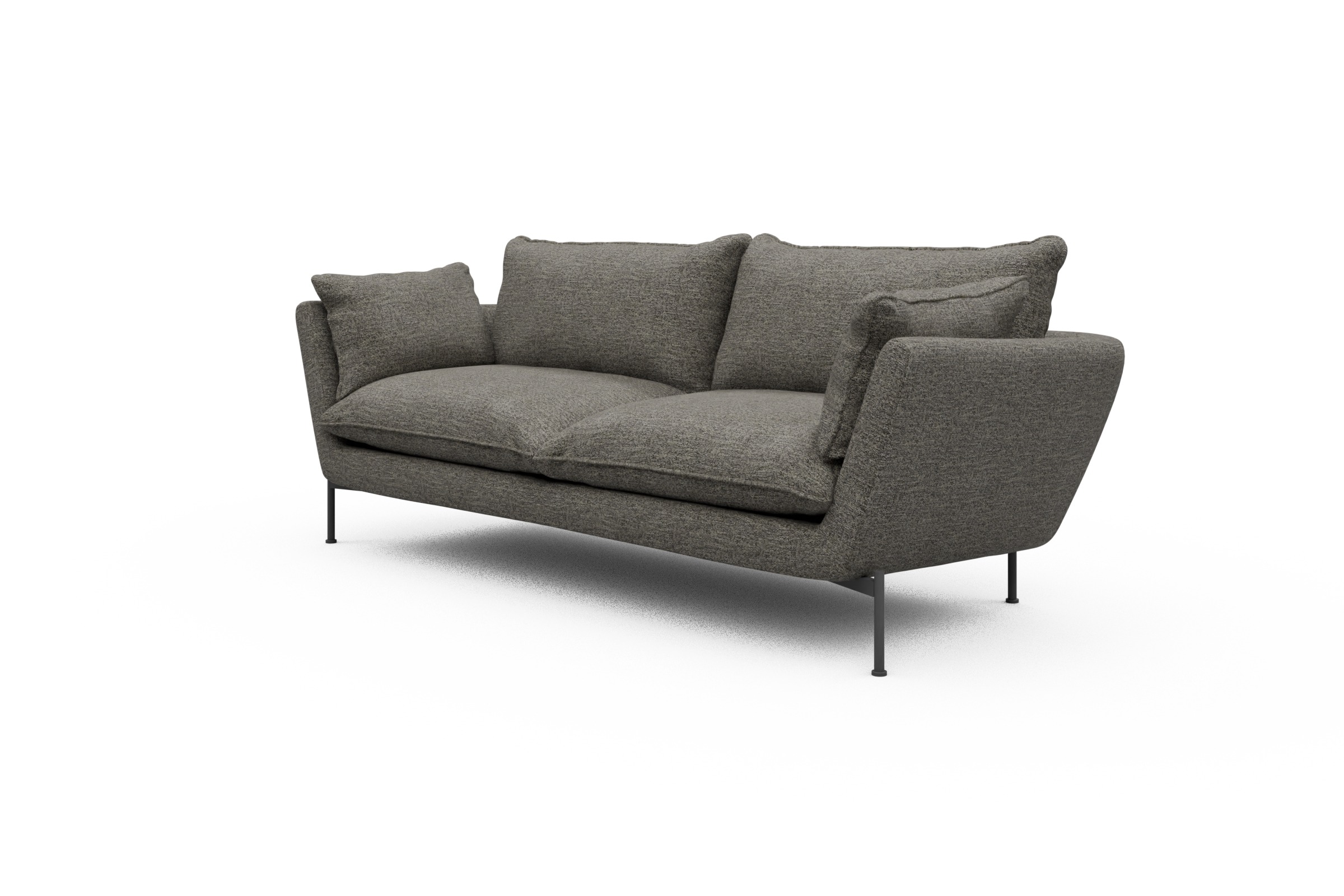 Sofa Anton PREMIUM 3-Sitzer Carreno-Sepie-Brown