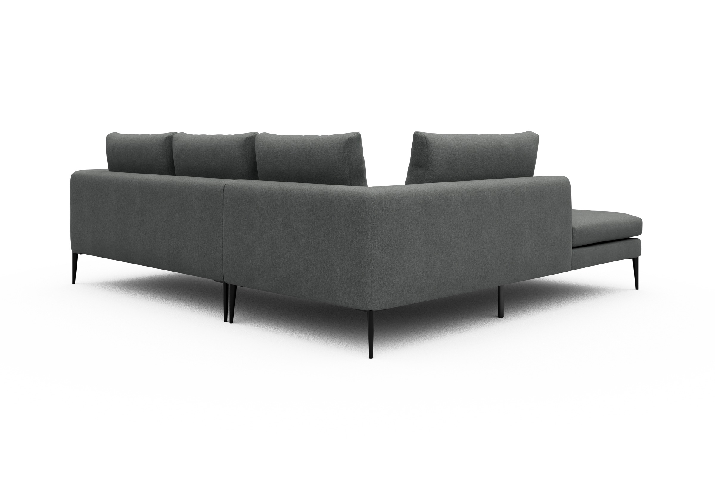 Ecksofa Paul Relax-Ecke links mit 2-Sitzer Satya-Steel