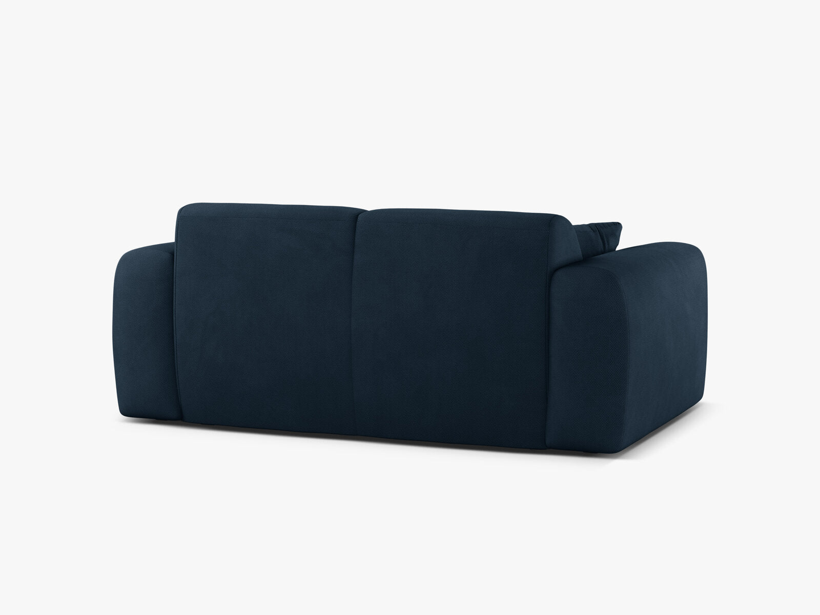 Micadoni Sofa Molino 2-Sitzer Strukturierter Stoff Rebel Königsblau