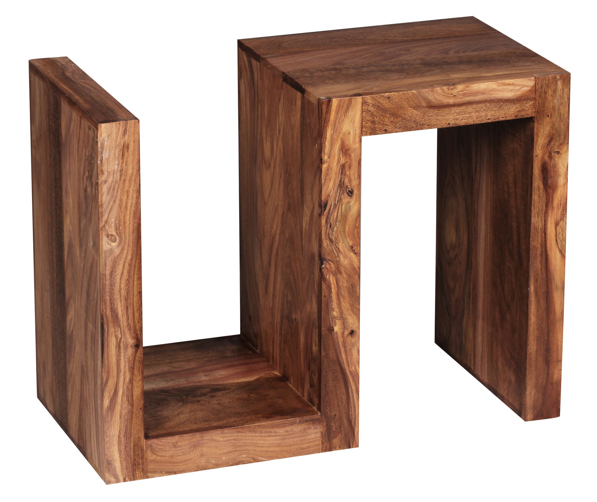 Beistelltisch Aalvik Sheesham Massivholz 44 × 30 × 60 cm