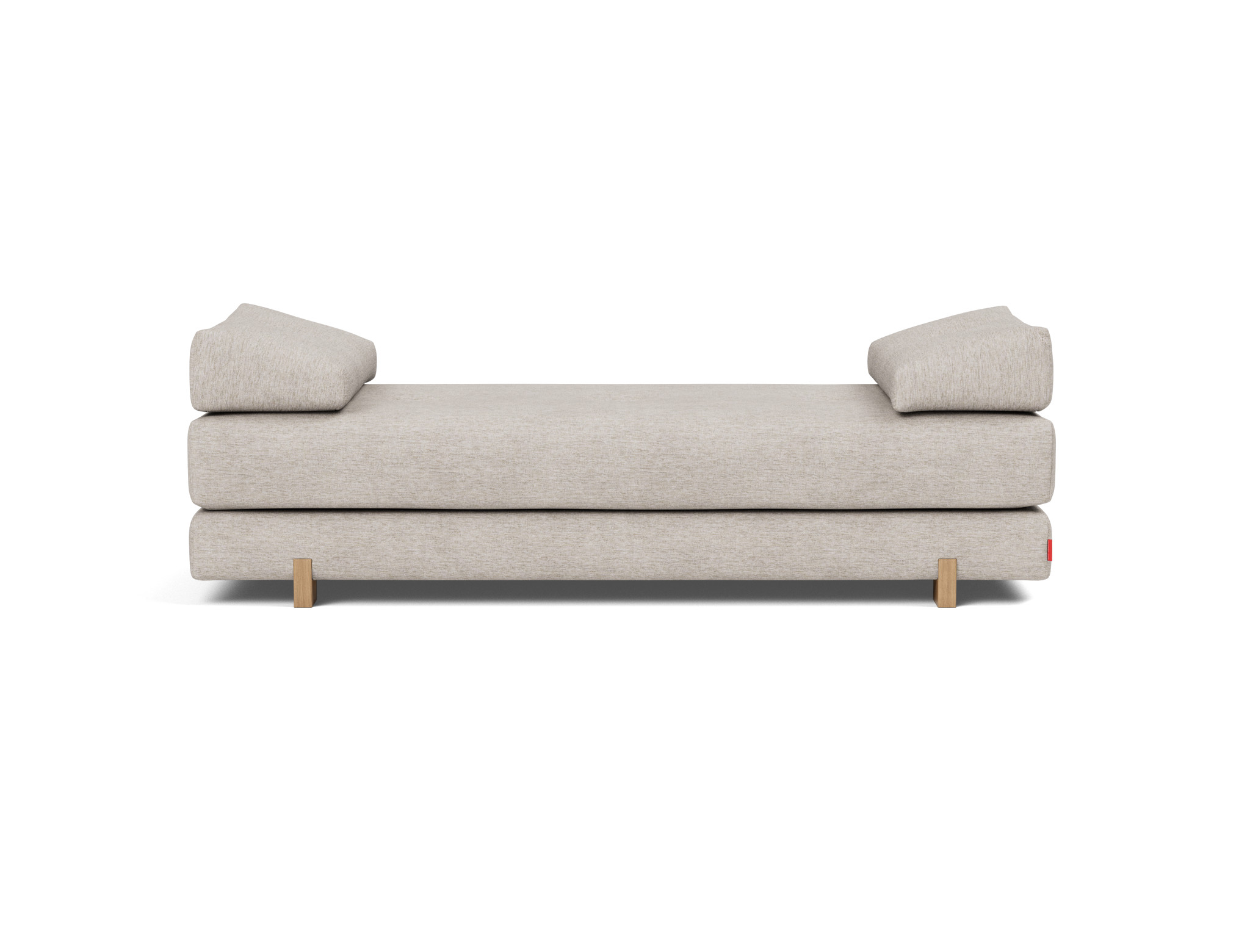 Tagesbett Sigmund Chenille Yuveno 471-Sand Beine Drip Eiche