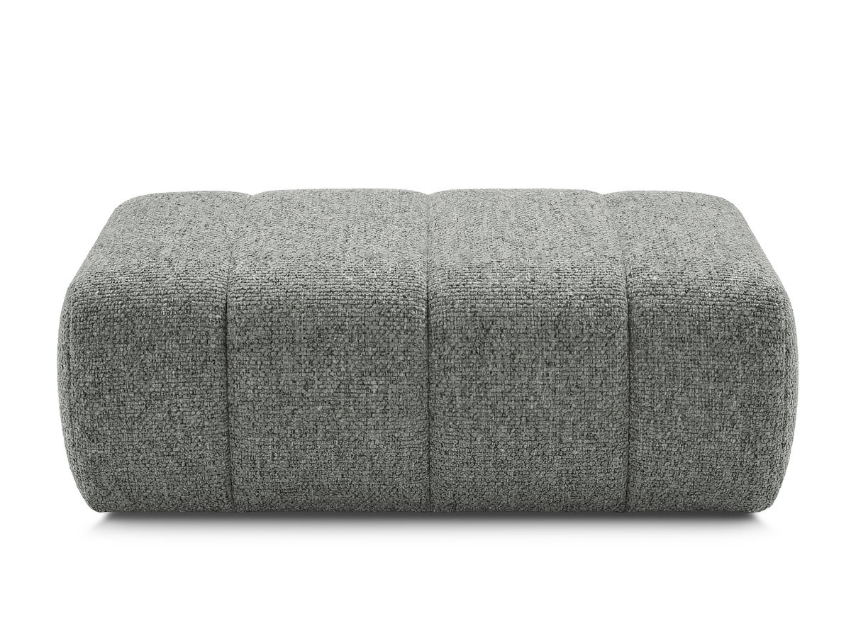 Bobochic Nesty Pouf Melange-Stoff Dunkelgrau