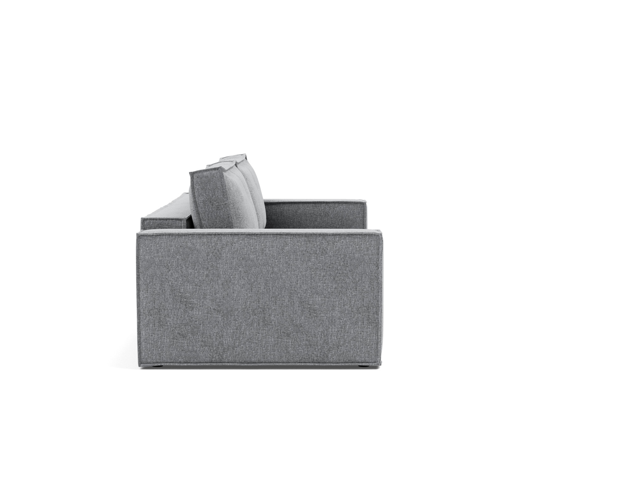 Schlafsofa Newilla Strukturierter Stoff Twist 565-Granite