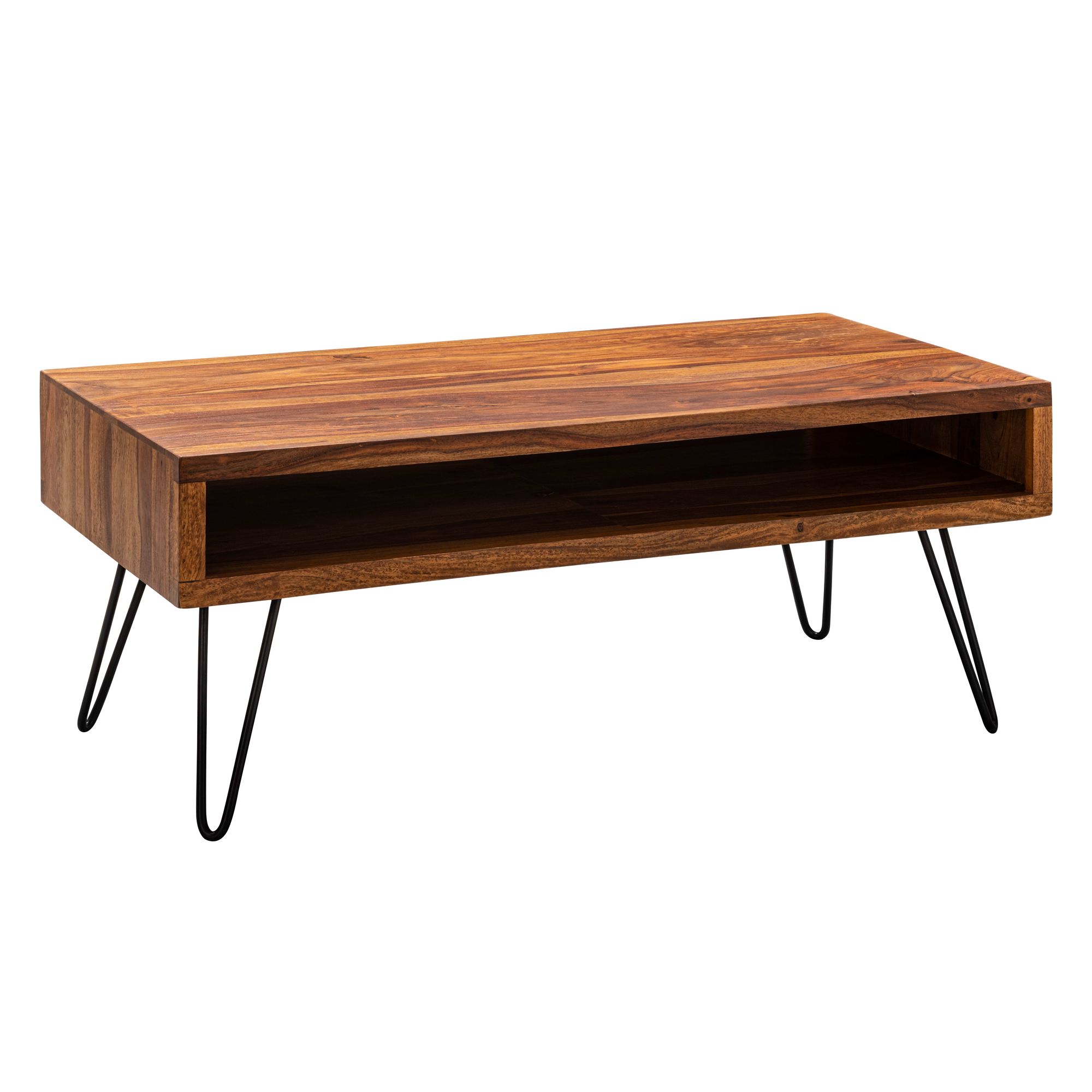 Couchtisch Vestby Massivholz Sheesham 100 × 50 × 40 cm