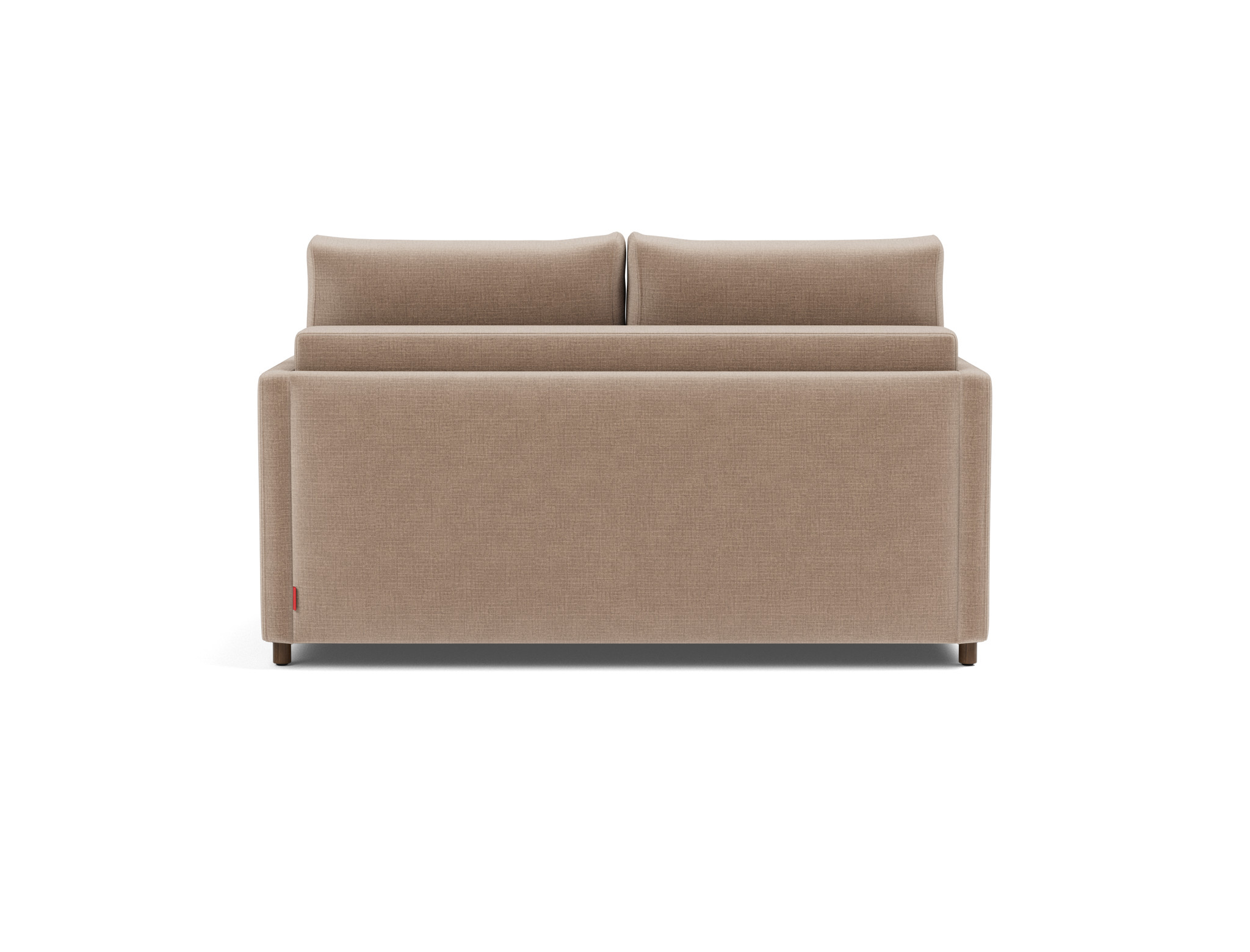 Schlafsofa Neah mit Slim-Armlehnen 140 Chenille Esina 417-Mocha