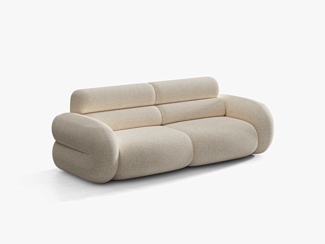 Micadoni Neo Sofa 3-Sitzer Chenille SILENCIO Helles Beige