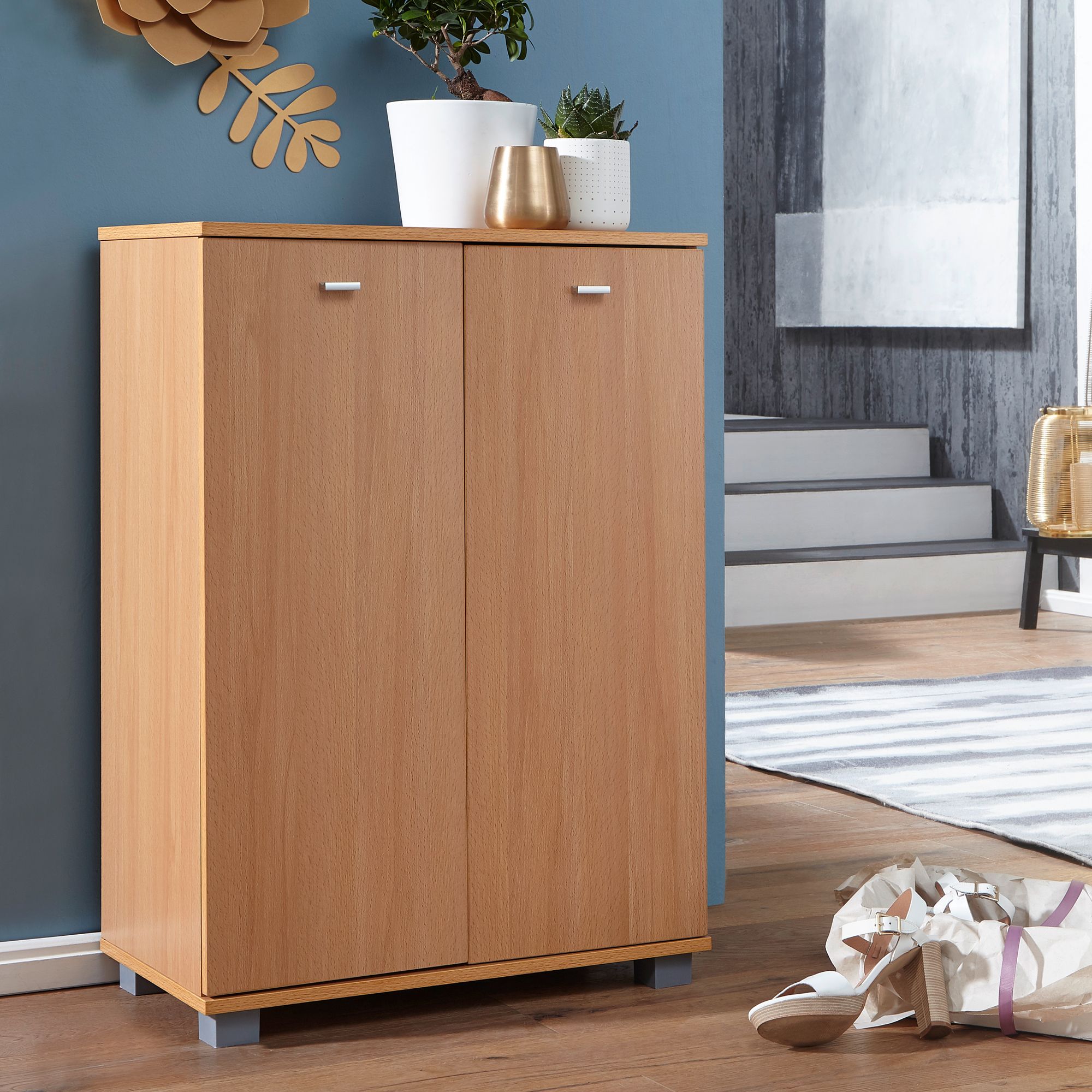 Schuhschrank Bremnes Braun 60 × 35 × 90 cm