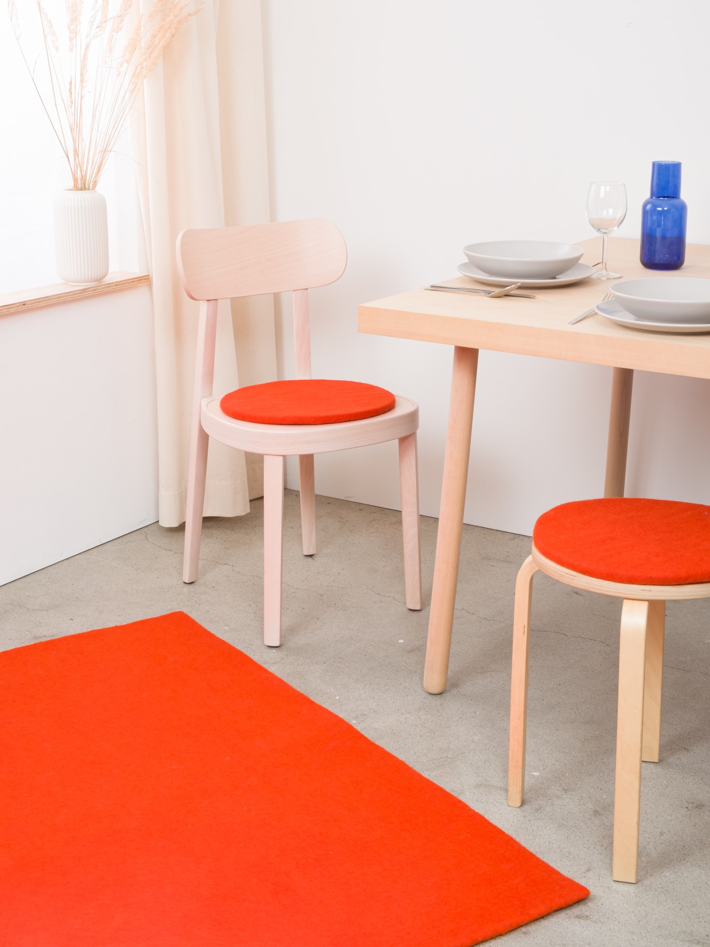 myfelt Mats - Flache Sitzauflage rund