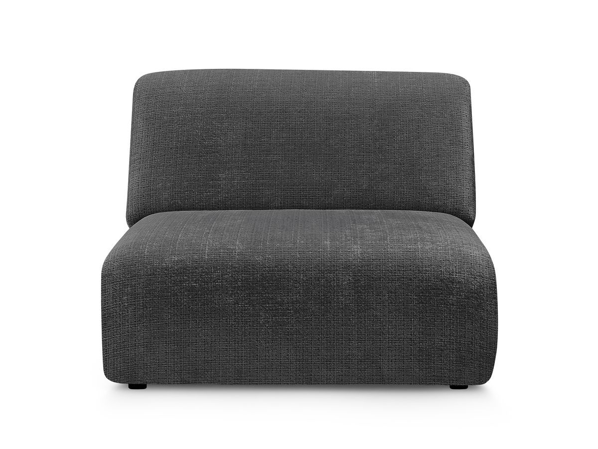 Bobochic Sirius Sofamodul 1-Sitzer Strukturstoff Schwarz