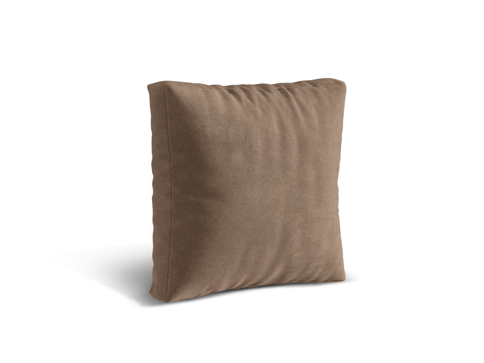 Micadoni Kissen Martina Samt Vogue Dunkelbeige 55x55