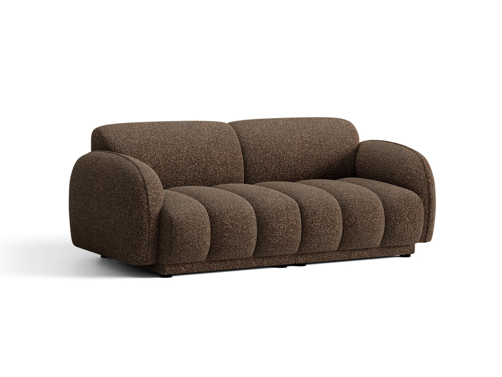Cosmopolitan Design Sofa Bilbao 3-Sitzer Boucle Miles Braun