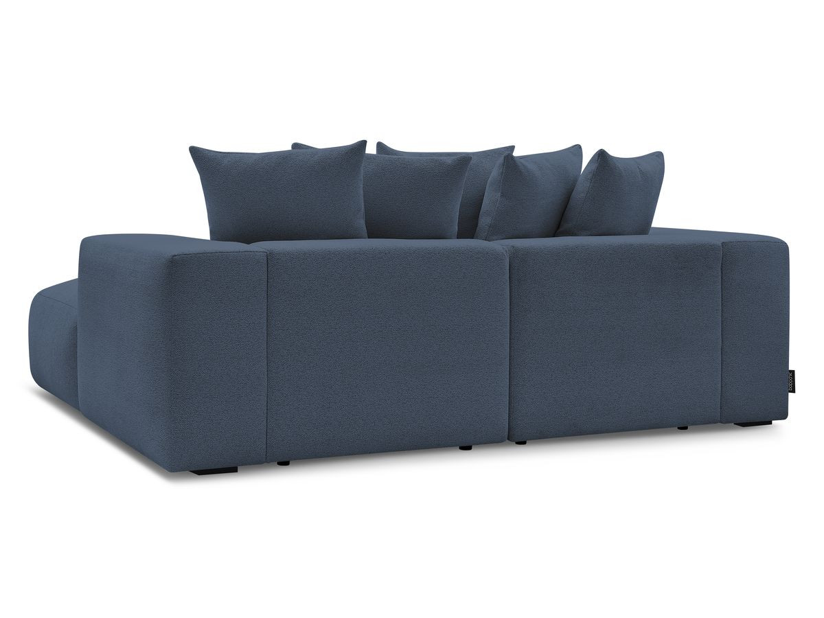 Bobochic Voltaire Sofa 4-Sitzer 248 × 170 cm Melange-Stoff Dunkelblau